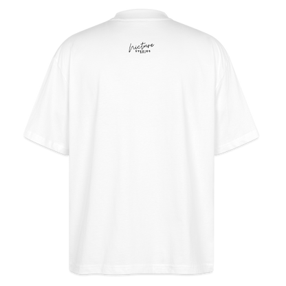 Sonne Mond Sterne Oversized Unisex Bio T-Shirt - Weiß