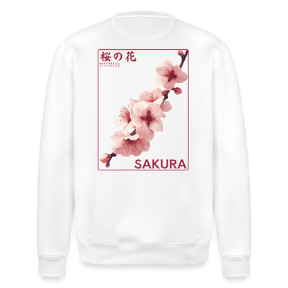 Sakura Line Unisex Bio-Sweatshirt - Weiß