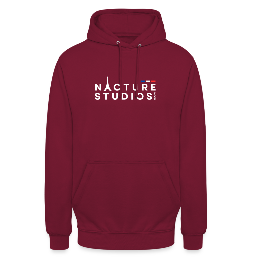 Paris Unisex Hoodie - bordeaux