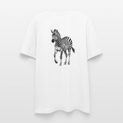 Zebra Unisex Bio-T-Shirt - Weiß