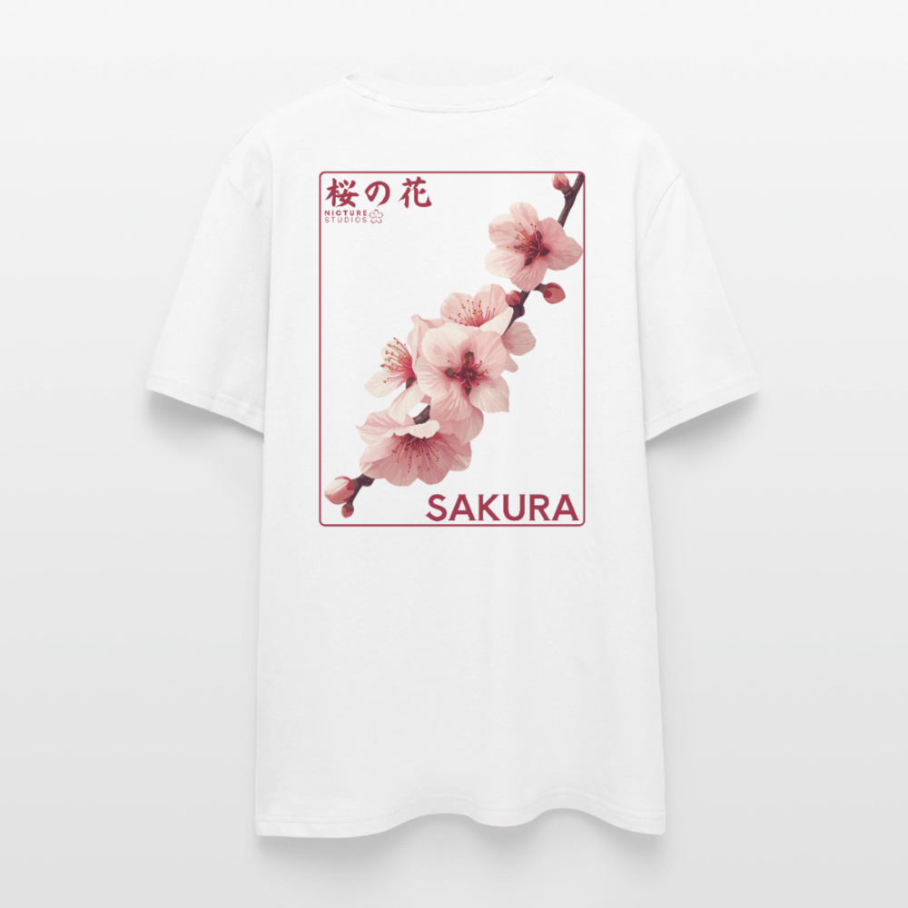 Sakura Line Unisex Bio-T-Shirt - Weiß