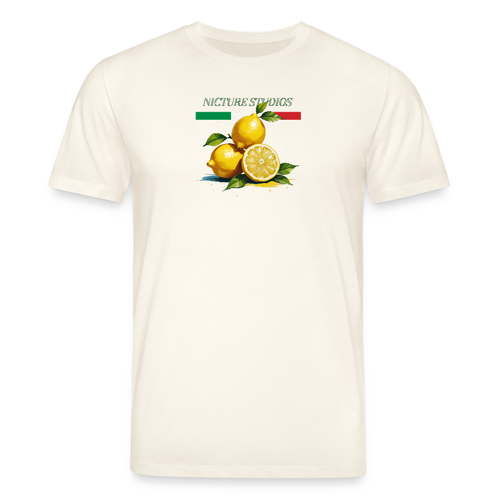 "Limone due" Unisex Bio-T-Shirt - Naturweiß 