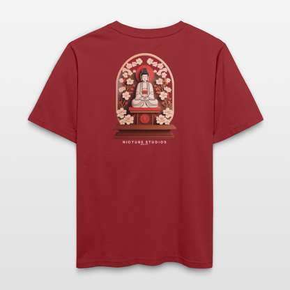 Buddhist Japanese Relaxed Fit Unisex Bio-T-Shirt - Erdrot
