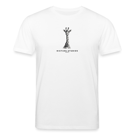Giraffe Unisex Bio-T-Shirt - Weiß