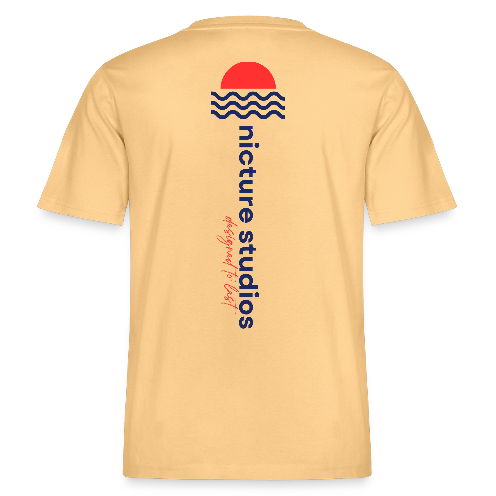 Sunset Relaxed Fit Unisex Bio-T-Shirt - Hellgelb