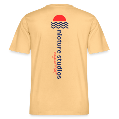 Sunset Relaxed Fit Unisex Bio-T-Shirt - Hellgelb
