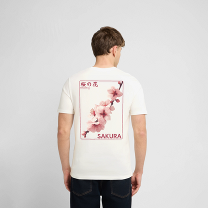 Sakura Line Unisex Bio-T-Shirt - Naturweiß 