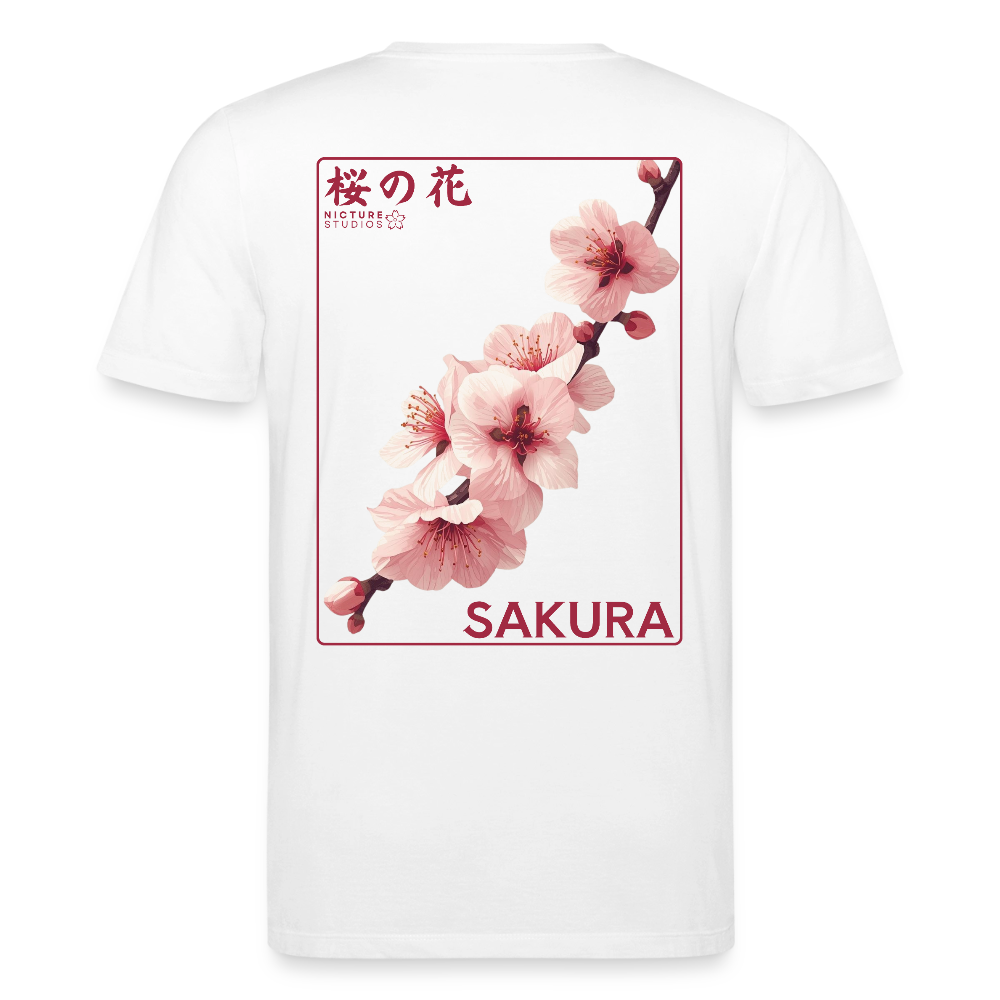 Sakura Line Unisex Bio-T-Shirt - Weiß