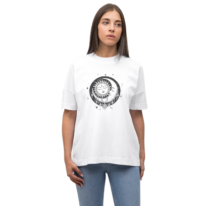 Boho Oversized Unisex Bio T-Shirt