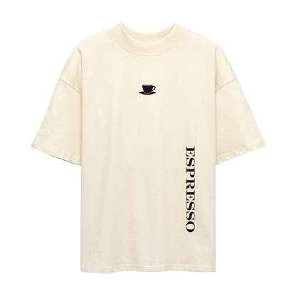 Espresso Oversized Unisex Bio T-Shirt