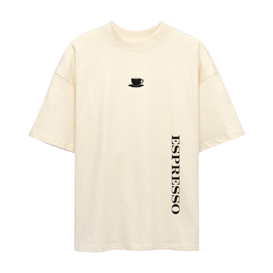 Espresso Oversized Unisex Bio T-Shirt